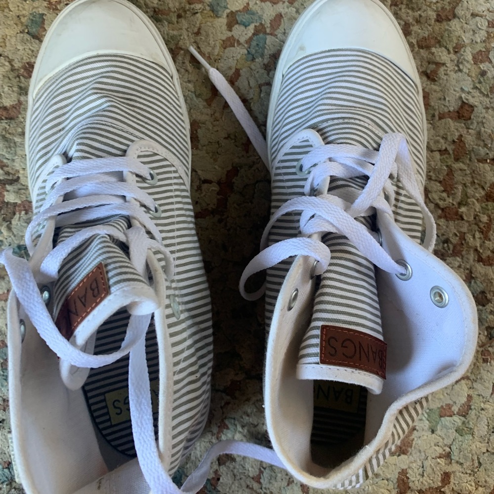 Bangs Striped High Tops